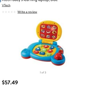 Baby learning laptop